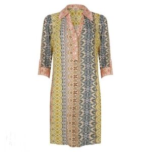 Esqualo Pastel Gauze Shirt Dress